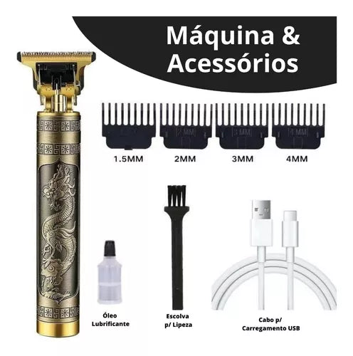 Máquina De Cortar Cabelo Elétrico Profissional