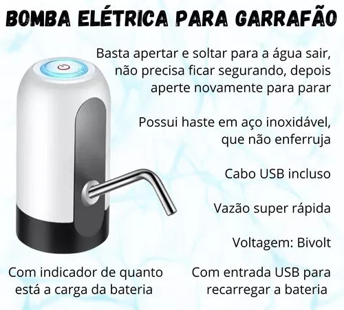 Água na Hora! Bomba Automática USB