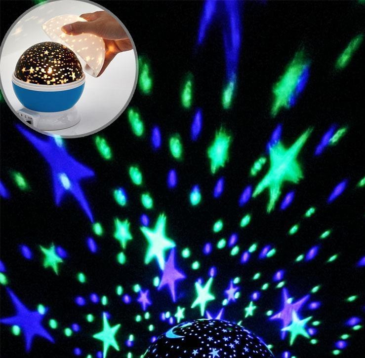 Luminária Abajur Estrelas Galaxy 360º