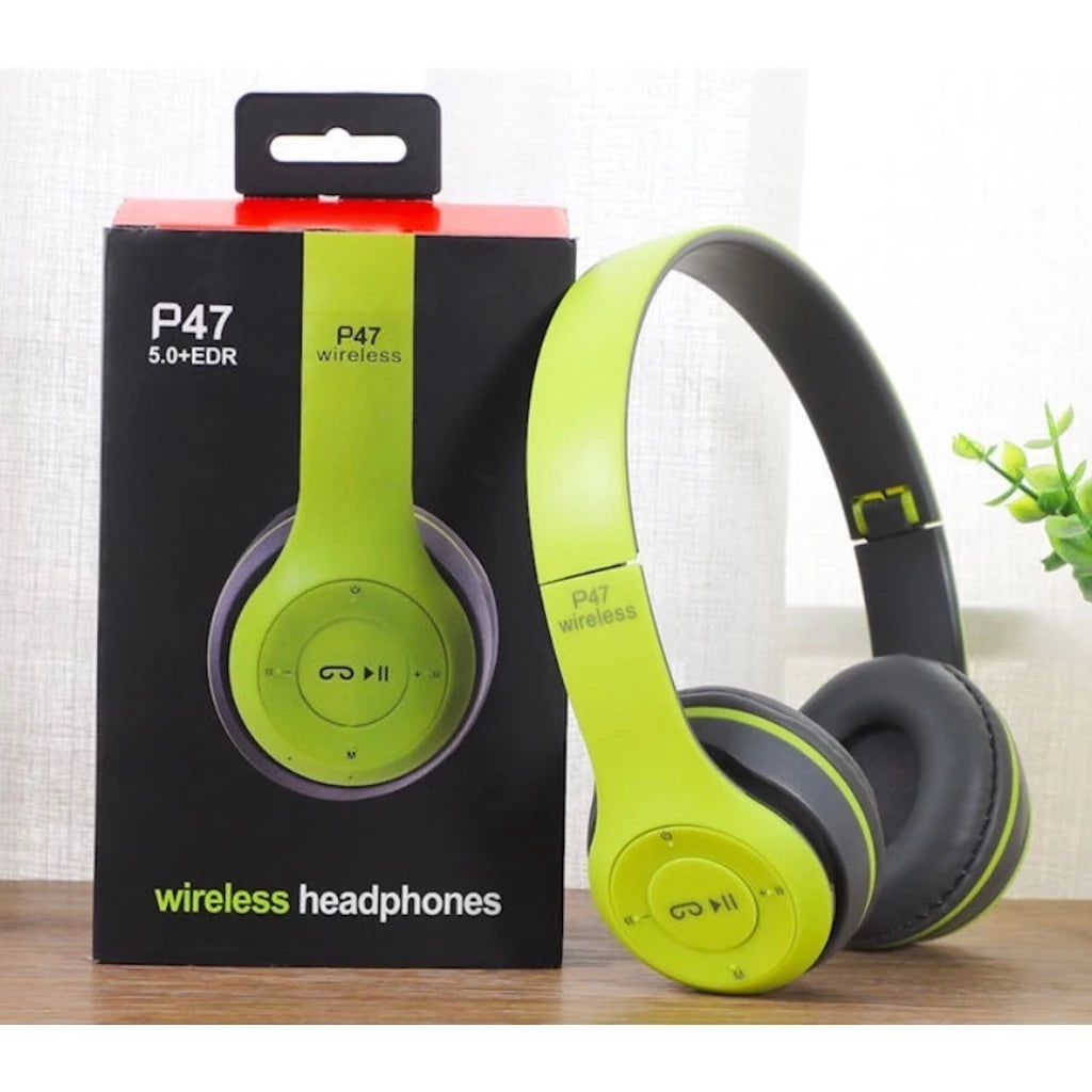 Fone P47 Headphone Sem Fio Estéreo Redução de Ruídos Bluetooth 5.0 Universal Marisa