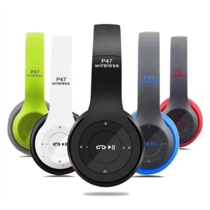 Fone P47 Headphone Sem Fio Estéreo Redução de Ruídos Bluetooth 5.0 Universal Marisa